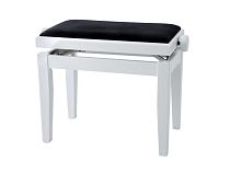 GEWA Piano Bench Deluxe White Matt